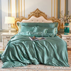 Luxury Pure Silk Bedding Set with Breathable Finish