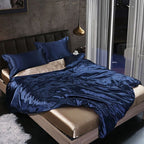 Luxury Pure Silk Bedding Set with Breathable Finish
