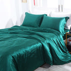 Luxury Pure Silk Bedding Set with Breathable Finish