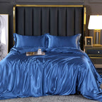 Luxury Pure Silk Bedding Set with Breathable Finish