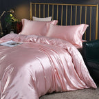 Luxury Pure Silk Bedding Set with Breathable Finish