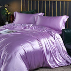 Luxury Pure Silk Bedding Set with Breathable Finish