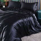 Luxury Pure Silk Bedding Set with Breathable Finish