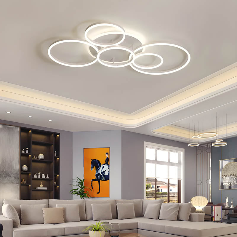 Modern Circular LED Ceiling Light Contemporary Home Lighting