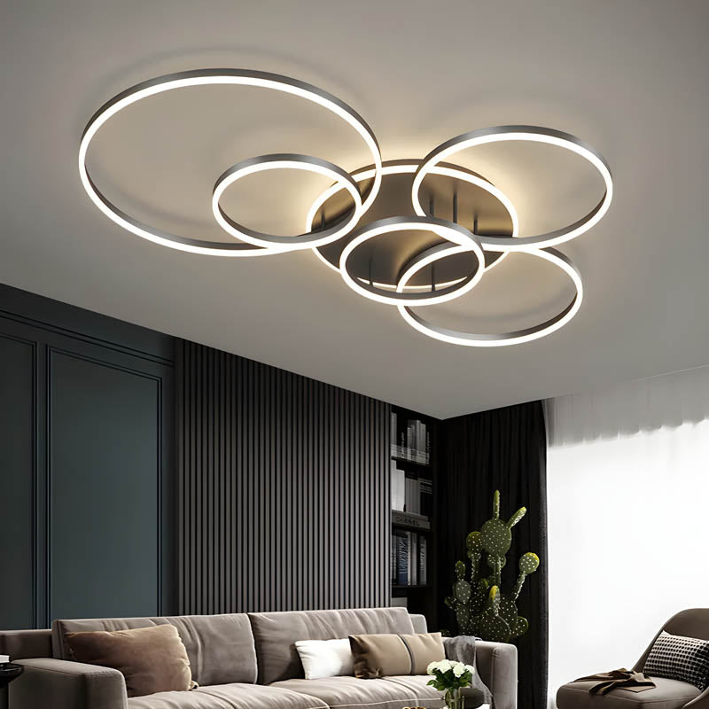 Modern Circular LED Ceiling Light Contemporary Home Lighting