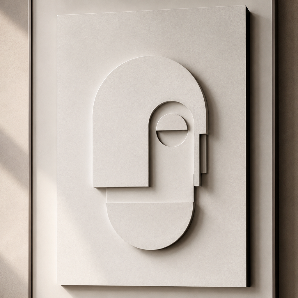 3D Japandi Wall Art Canvas Set (Set of 3)