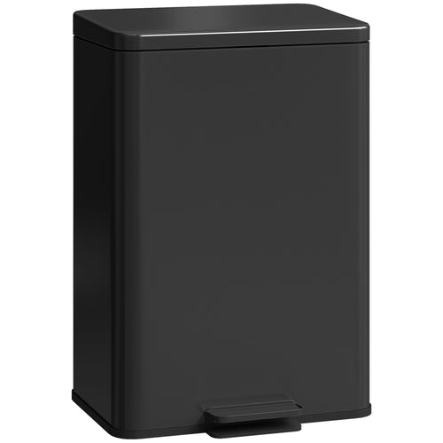 20L Stainless Steel Pedal Bin with Soft-Close Lid Matte