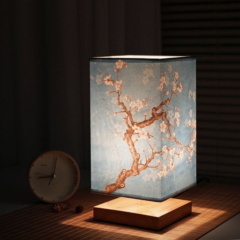 Japanese Scandinavian Paper Table Lamp Warm Ambient Lighting