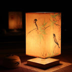 Japanese Scandinavian Paper Table Lamp Warm Ambient Lighting