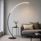 Large Curved LED Floor Lamp