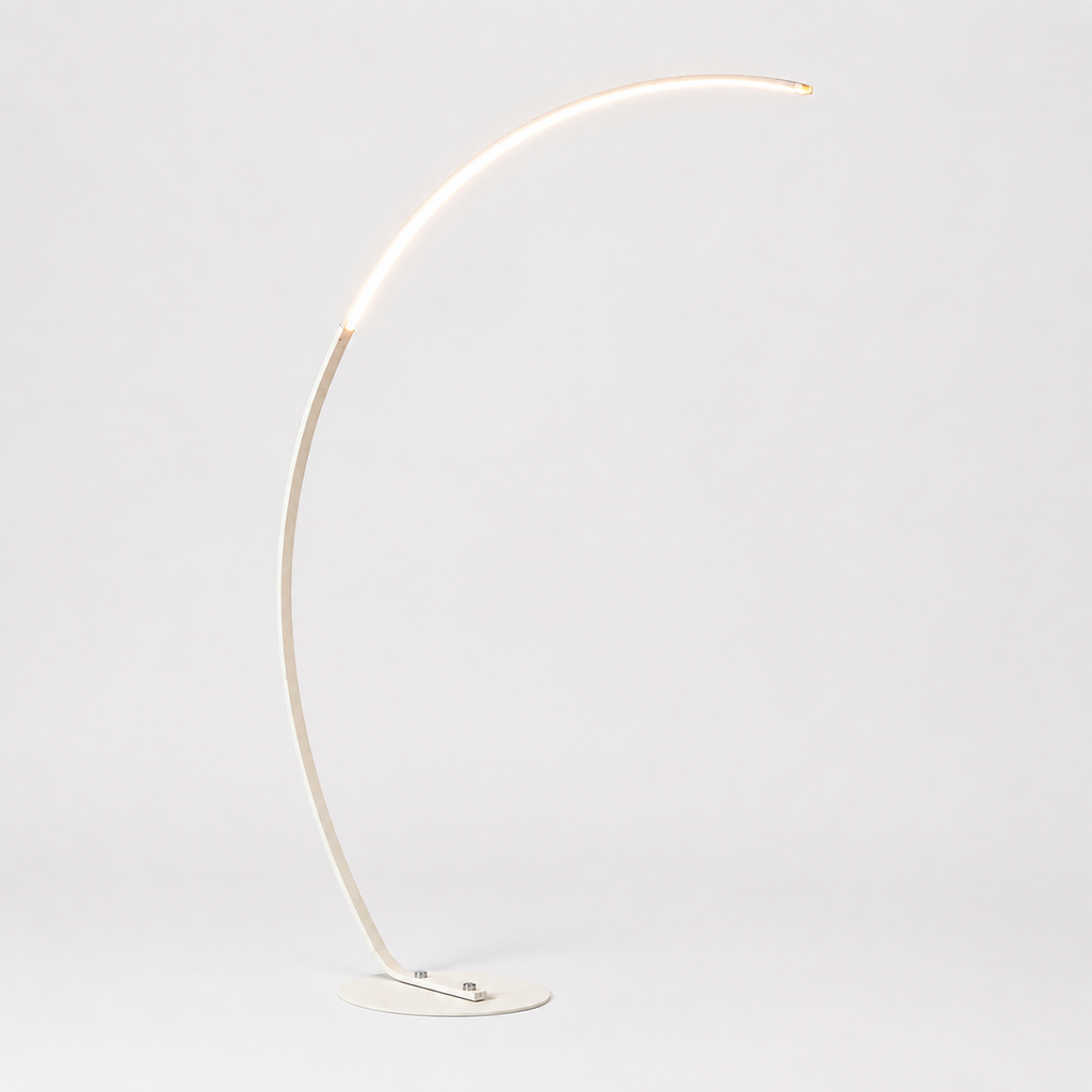 Large Curved LED Floor Lamp