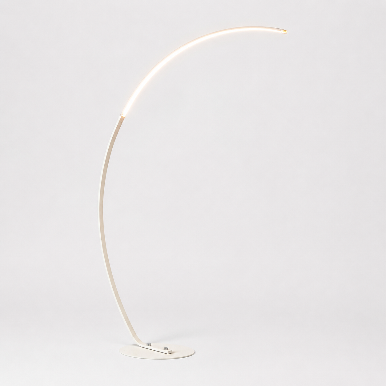 Large Curved LED Floor Lamp