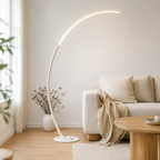 Large Curved LED Floor Lamp