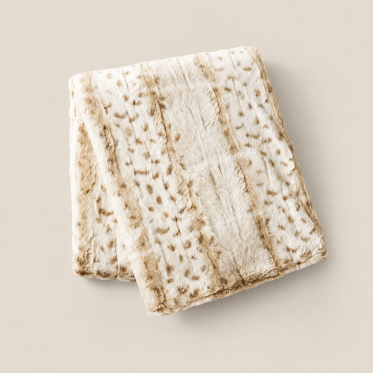 Soft Leo Pattern Faux Fur Throw Blanket