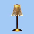 Crystal Rechargeable Cordless LED Table Lamp Warm Ambient Lighting