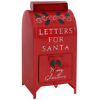 Letters to Santa Christmas Postbox Freestanding or Wall Mounted Red