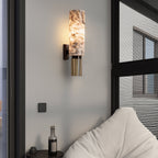 Copper Marble LED Wall Light Modern Interior Lighting