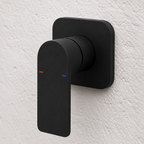Matte Black Wall Mounted Waterfall Bathroom Faucet Modern Bathroom Decor