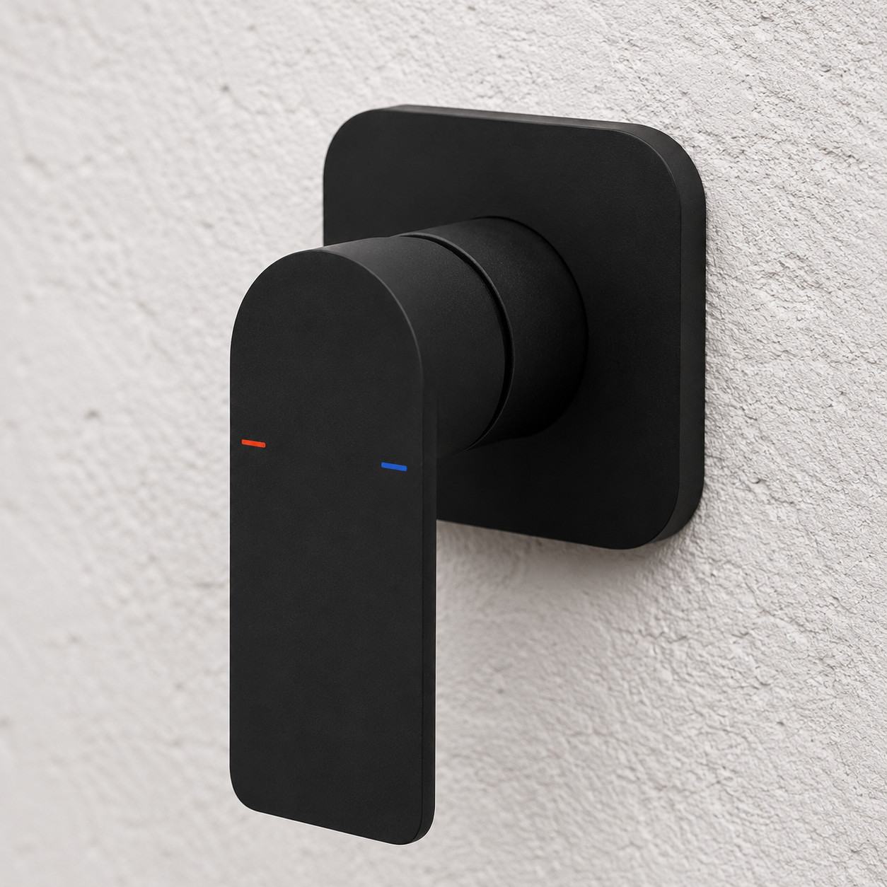 Matte Black Wall Mounted Waterfall Bathroom Faucet Modern Bathroom Decor