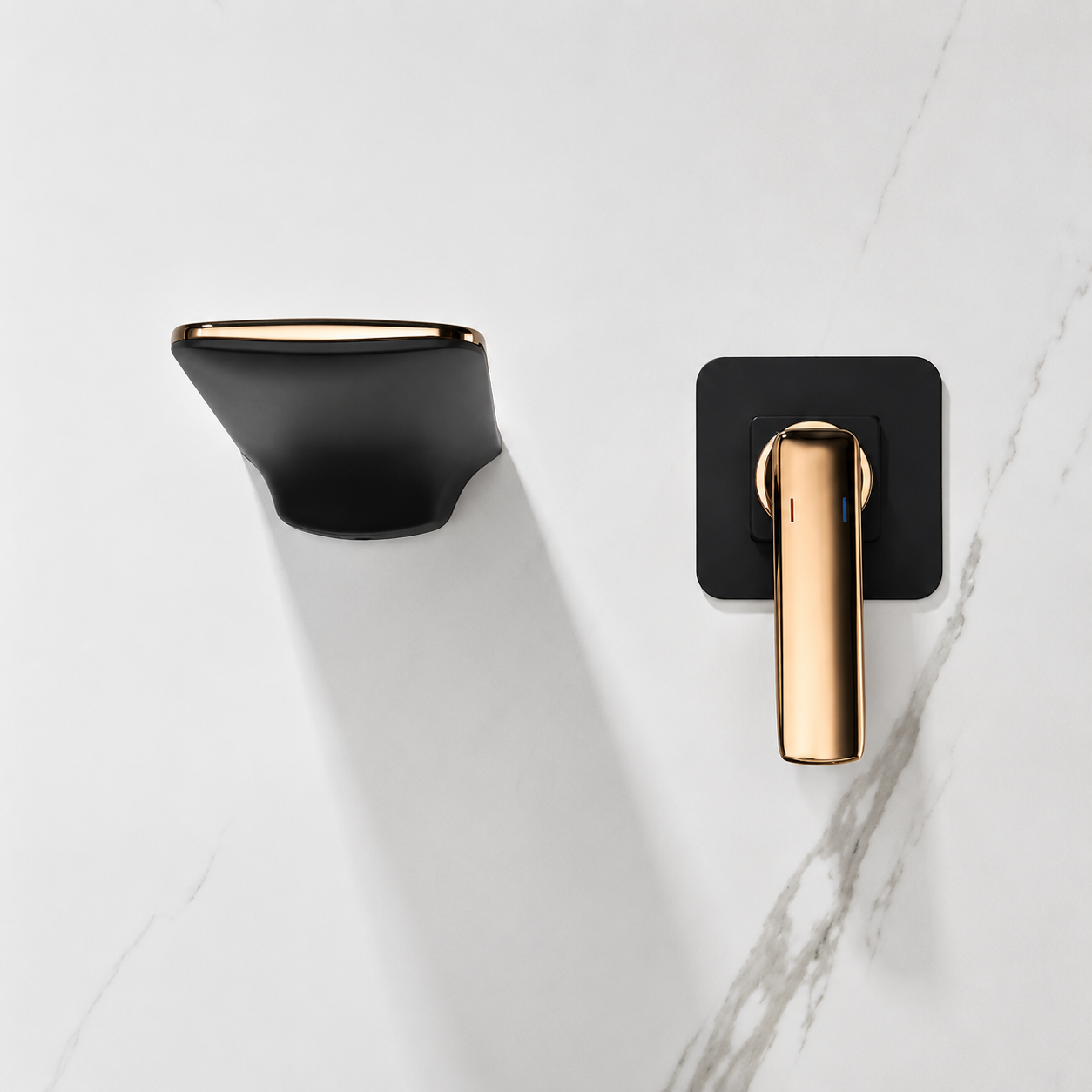 Modern Wall Mounted Waterfall Bathroom Faucet Modern Bathroom Decor