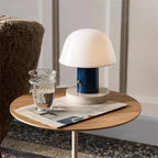 Rechargeable LED Mushroom Table Lamp with Touch Dimming