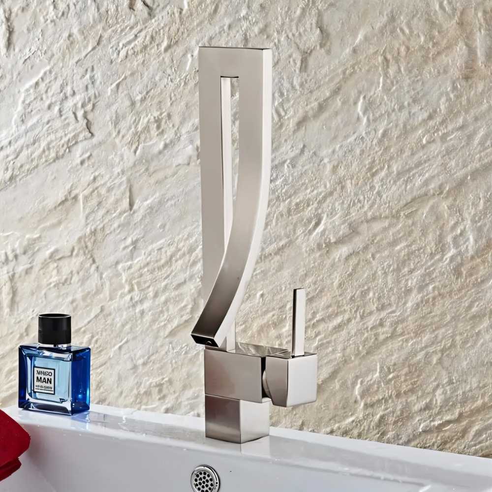 Modern Waterfall Deck Mounted Bathroom Faucet Modern Bathroom Decor
