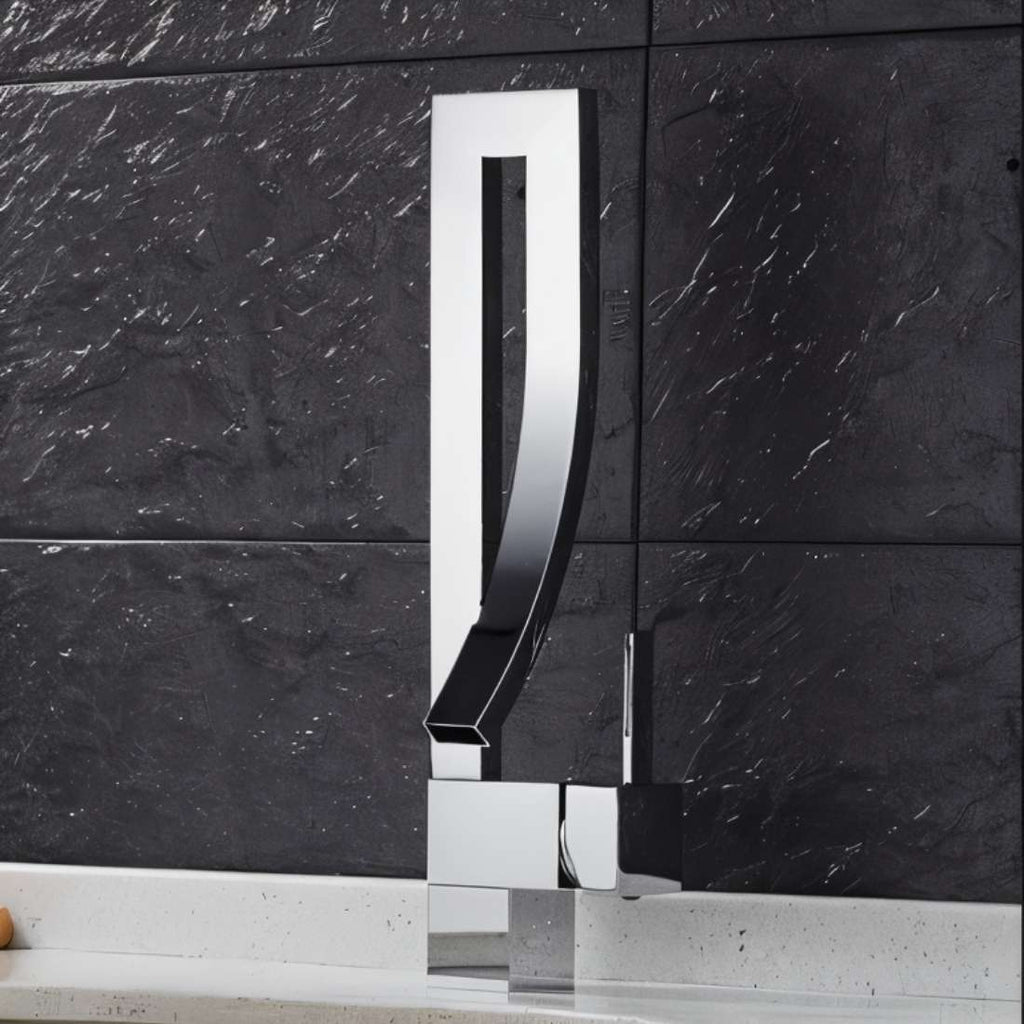 Modern Waterfall Deck Mounted Bathroom Faucet Modern Bathroom Decor