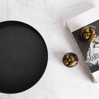 Nordic Round Acrylic Storage Tray Modern Home Storage