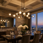 Nordic Glass Ceiling Light Contemporary Home Lighting
