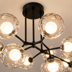 Nordic Glass Ceiling Light Contemporary Home Lighting