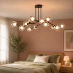 Nordic Glass Ceiling Light Contemporary Home Lighting