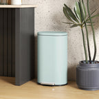 Slim Curved Pedal Kitchen Bin with Soft-Close Lid