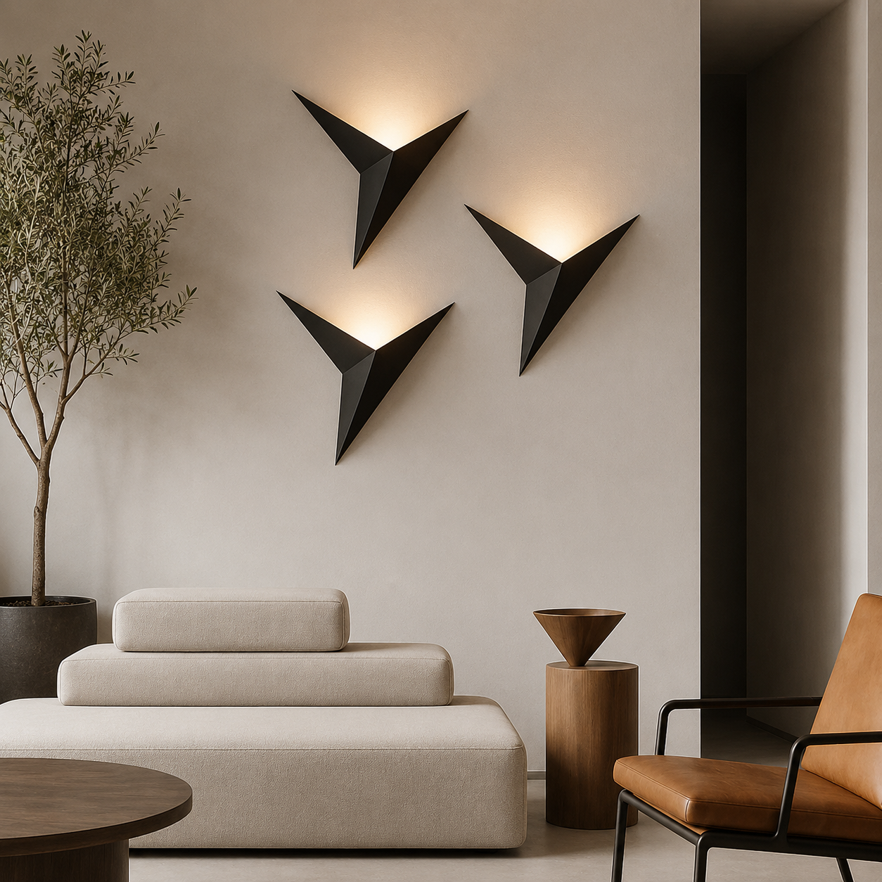 Origami Bird LED Wall Sconce Modern Interior Lighting