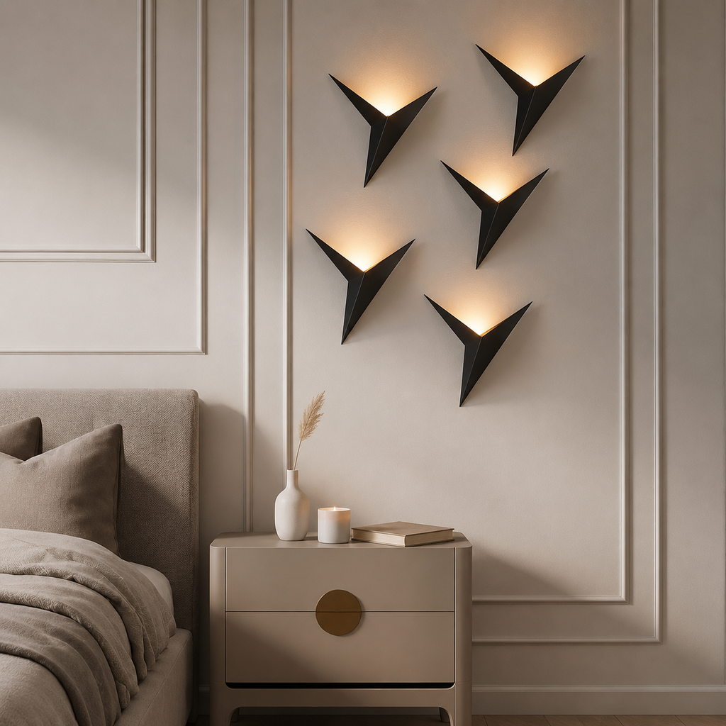 Origami Bird LED Wall Sconce Modern Interior Lighting