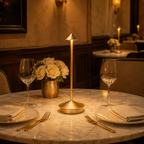 Rechargeable Scandinavian LED Table Lamp Warm Ambient Lighting