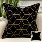 Luxury Velvet Embroidered Cushion Cover