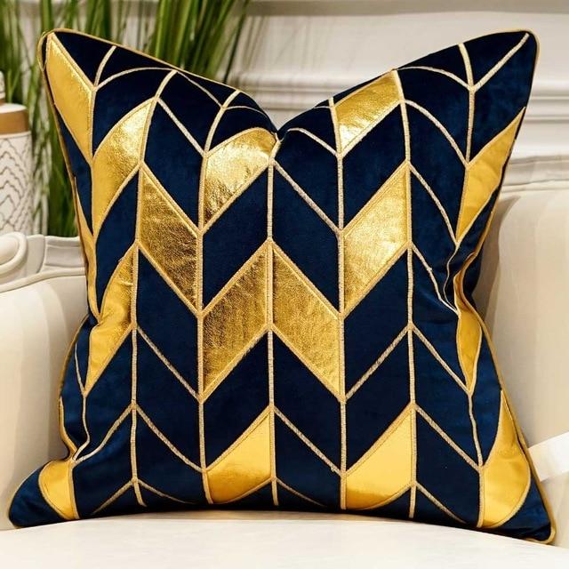 Luxury Velvet Embroidered Cushion Cover