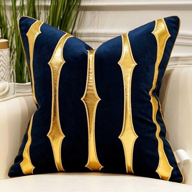 Luxury Velvet Embroidered Cushion Cover