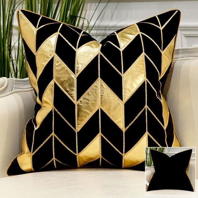 Luxury Velvet Embroidered Cushion Cover