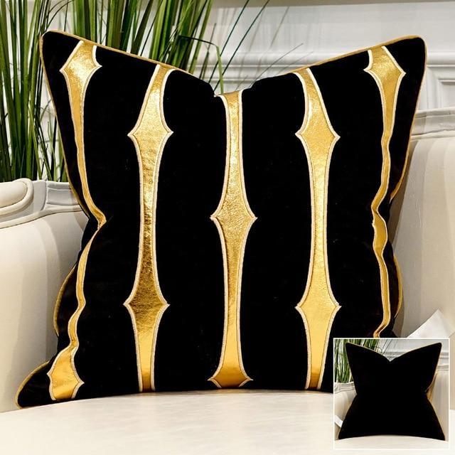 Luxury Velvet Embroidered Cushion Cover