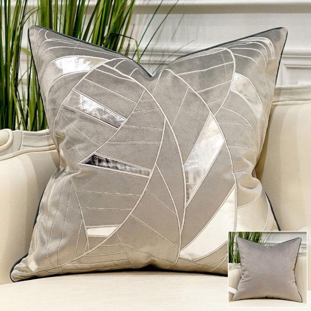 Luxury Velvet Embroidered Cushion Cover