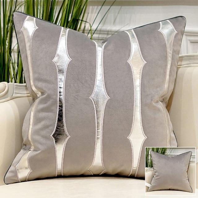 Luxury Velvet Embroidered Cushion Cover