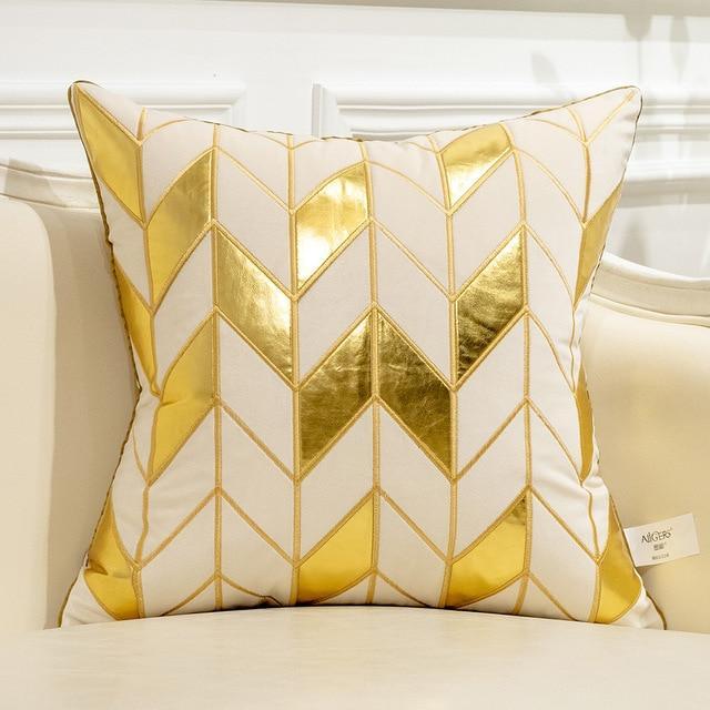Luxury Velvet Embroidered Cushion Cover