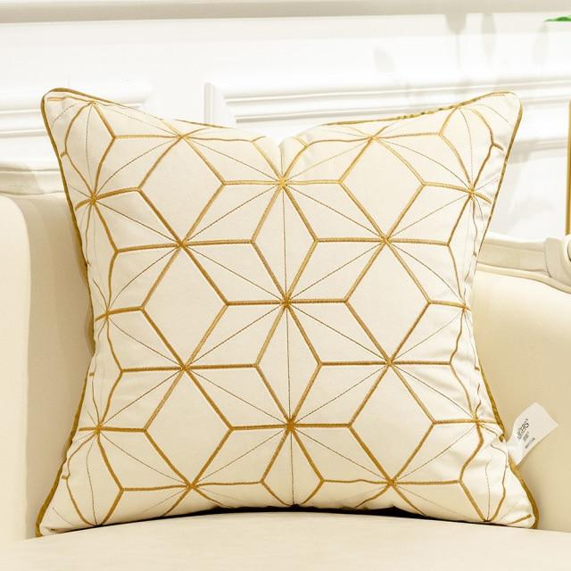 Luxury Velvet Embroidered Cushion Cover