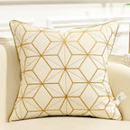 Luxury Velvet Embroidered Cushion Cover