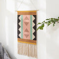 Geometric Tufted Wall Tapestry