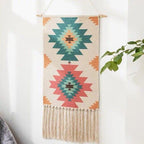 Geometric Tufted Wall Tapestry