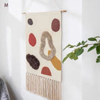 Geometric Tufted Wall Tapestry
