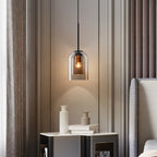 Coloured Glass Pendant Light with Nordic Hanging Design