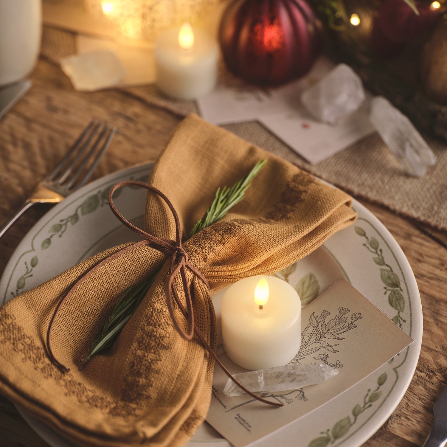 LED Flameless Wax Votive Candle Set with Realistic Glow